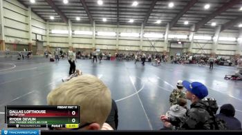 57 lbs Champ. Round 1 - Dallas Lofthouse, Top Of Utah vs Ryder Devlin, Zion Thunder Wrestling Club