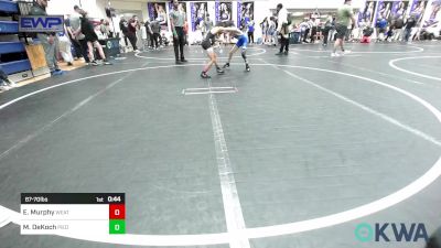 67-70 lbs Rr Rnd 2 - Emmitt Murphy, Weatherford Youth Wrestling vs Miles DeKoch, Piedmont