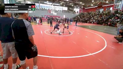 126 lbs Semifinal - Albie Cigarroa, Del Valle Middle vs Joseph Macias, Eastwood Middle