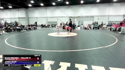 106 lbs Round 2 (8 Team) - Elias Briones - YELLOW MED, California Red vs James Bilby, Kansas Red