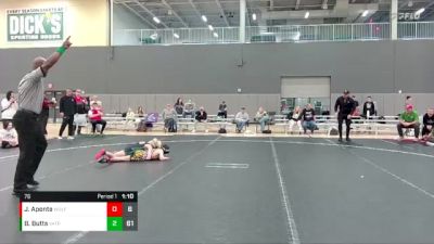 76 lbs Round 9 (10 Team) - Braylon Butts, Virginia Team Predator vs Jack Aponte, Wolfpack WC