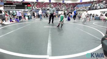 43 lbs Round Of 16 - Peyton Vaughn, Lions Wrestling Academy vs Brantley Lynn, Lexington Wrestling Club