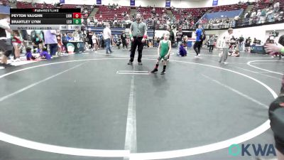 43 lbs Round Of 16 - Peyton Vaughn, Lions Wrestling Academy vs Brantley Lynn, Lexington Wrestling Club