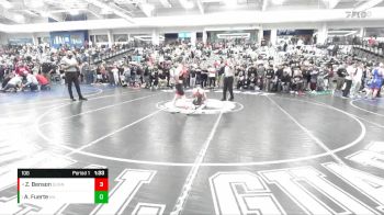 106 lbs Semifinal - Adolfo Fuerte, Hillcrest CA vs Zayne Benson, Gunnison