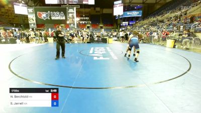 175 lbs Cons 64 #2 - Nathan Berchtold, MN vs Simon Jarrell, WA