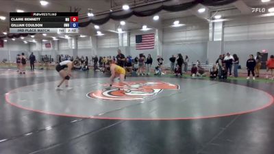 160 lbs 3rd Place Match - Gillian Coulson, Baldwin Wallace vs Claire Bennett, Manchester