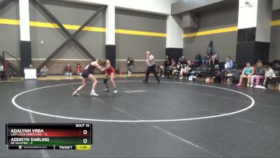 112 lbs Round 3 (16 Team) - Addisyn Darling, NE Valkyrie vs Adalynn Vrba, Lady Luck Wrestling