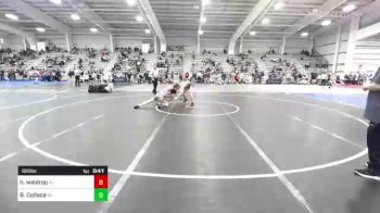 120 lbs Consi Of 16 #1 - Hudson Waldrop, AL vs Billy Colloca, NY