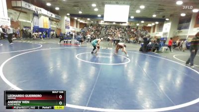 144 lbs Champ. Round 2 - Leonardo Guerrero, Mayfair vs Andrew Wen, Aliso Niguel