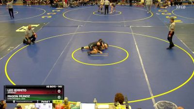 145 lbs Cons. Round 3 - Leo Iemmito, Amherst vs Mason Munoz, Chautauqua Lake