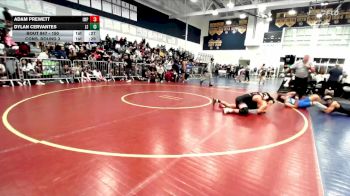 150 lbs Cons. Round 3 - Dylan Cervantes, La Serna vs Adam Prewett, Imperial