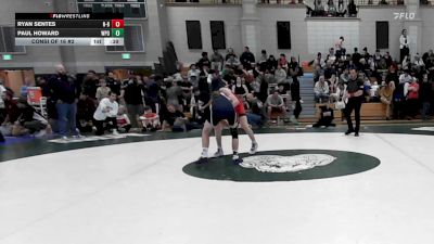 126 lbs Consi Of 16 #2 - Ryan Sentes, New Bedford vs Paul Howard, Walpole