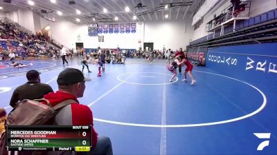 94 lbs Round 1 - Mercedes Goodman, Riverton USA Wrestling vs Nora Schaffner, Eastside United