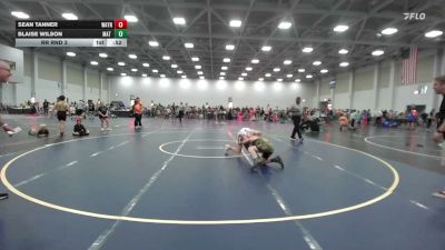 110 lbs Rr Rnd 3 - Sean Tanner, Wayne Danger - EL vs Blaise Wilson, Mat Warriors - EL
