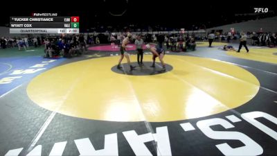 3A Boys 190 lbs Quarterfinal - Tucker Christiance, Elmira Boys vs Wyatt Cox, Vale Boys