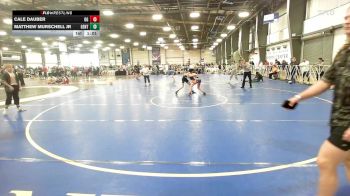 90 lbs Rr Rnd 3 - Cale Dauber, Ohio Gold vs Matthew Murschell Jr, Gentile Trained