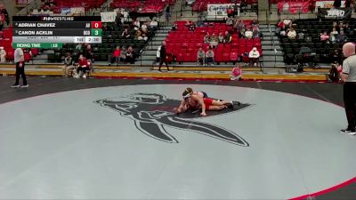 141 lbs Cons. Semi - Adrian Chavez, Avila vs Canon Acklin, Central Oklahoma
