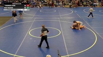 285 lbs Champ. Round 2 - Nick Wilson, Ken-Ton vs Warrick John, Salamanca