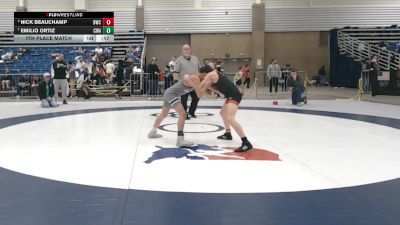 84 lbs 7th Place Match - Nick Beauchamp, Bulldog Wrestling Club vs Emilio Ortiz, Contenders Wrestling Academy