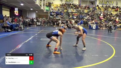 118 lbs Round Of 16 - Katherine Hurley, Sharpsville vs Sienna VanBalen, Canon-McMillan