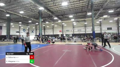 123 lbs 2nd Place - Justin Osburne, Institute Of Combat vs Colton Magana, Redwood WC