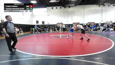 144 lbs Consi Of 8 #2 - Joseph DeMita, Greenwich vs Santiago Fernandez Decker, Glastonbury