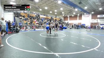 190 lbs Champ. Round 2 - Francisco Navarro, Baldwin Park vs Michael Baeza, San Dimas