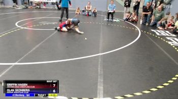 62 lbs 2nd Place Match - Olan Skonberg, Kodiak Wrestling Club vs Griffin Hagen, Anchor Kings Wrestling Club