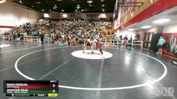 120 lbs Cons. Round 4 - Desmond Bear, Powell Middle School vs Noah Morgan,, Dean Morgan