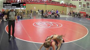 100 lbs Champ. Round 1 - Ella McCully, Mountain View vs MacKenna Carter, Sprague