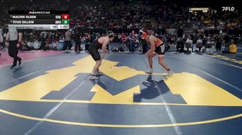 4A 165 lbs Quarterfinal - Titus Dillow, American Falls vs Walter Olsen, Buhl