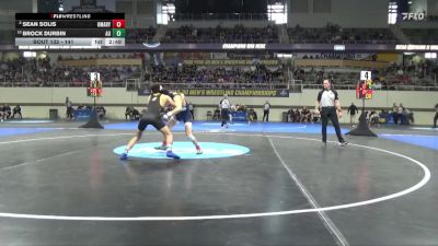 141 lbs Cons. Round 1 - Brock Durbin, Ashland vs Sean Solis, UMary