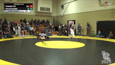 83 lbs Cons. Round 1 - Warren Vea, Harriet Eddy Middle School vs Rylan Rogers, Chester Wrestling