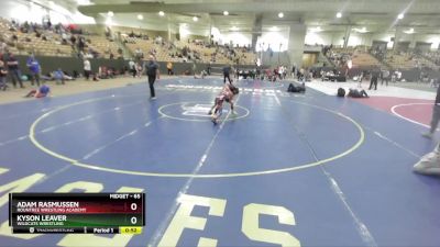 65 lbs Semifinal - Kyson Leaver, Wildcats Wrestling vs Adam Rasmussen, Rountree Wrestling Academy