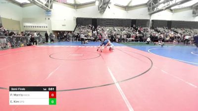 138-I2 lbs Semifinal - Peter Morris, MacArthur vs Ethan Kim, GPS Wrestling Club