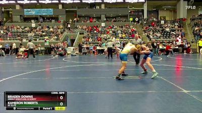 140 lbs Cons. Semi - Kameron Roberts, DC Elite vs Braden Downs, Sebolt Wrestling Academy