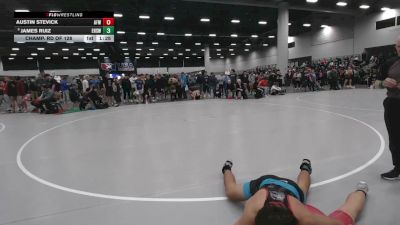 144 lbs Champ. Rd Of 128 - Austin Stevick, Angry Fish Wrestling vs James Ruiz, Esperanza High School Wrestling