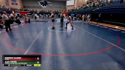 285 lbs 3rd Place Match - Alex Fisher, Conroe Woodlands College Park vs Andrew Suarez, Plano