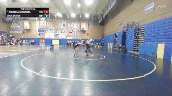 115lbs Cons. Round 5 - Lola James, Federal Way (Girls) vs Arianna Mendoza, Pasco (Girls)