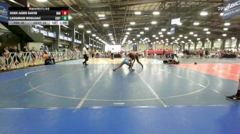 195 lbs Rr Rnd 2 - Josh Agen Davis, Indiana Outlaws Gray vs LaDarian Roulhac, CentralMD Blue
