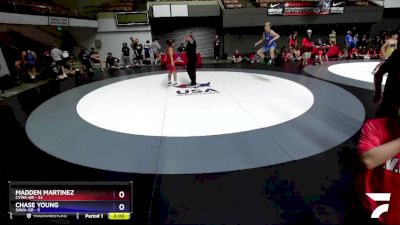 149 lbs Placement - Madden Martinez, CVWA-GR vs Chase Young, SAWA-GR