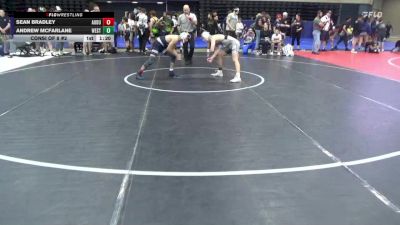 118 lbs Consi Of 8 #2 - Sean Bradley, Audubon vs Andrew Mcfarlane, West Chester