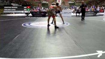 Champ. Round 1 - Jonathan Madera, Chino High School Wrestling vs Emiliano Lopez, Bullard High School Wrestling