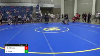 141 lbs Champ. Round 2 - Brennon Whickcar, Elkhart vs Michael Biggar, Ares