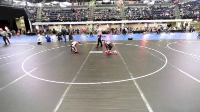 Girls 5th - 6th grade - 124 Champ. Round 2 - Reiona Zweibohmer, Female Elite Wrestling vs Taylynn Kraklio, Empire Academy