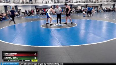 Silver 197 lbs Semifinal - Kain Killmer, Wisconsin-Platteville vs Nathan Fury, St. Cloud State