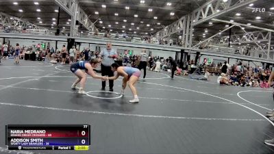 165 lbs Semis (4 Team) - Addison Smith, 5forty Lady Brawlers vs Naria Medrano, Kraken Dream Crushers