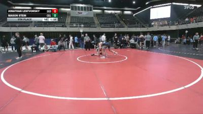 177 lbs 5th Place - Jonathan Lentvorsky, Shermans Dale vs Mason Stein, College Park