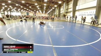 88 lbs Rd# 9- 2:15pm Saturday Final Pool - Brody Charlton, Westshore D.S vs Knight Means, Maryland BLACK