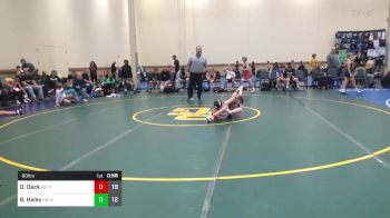 80 lbs Rr Rnd 4 - Dylan Deck, Team Nauman K-8 vs Braden Haley, Highland Hornets K-8